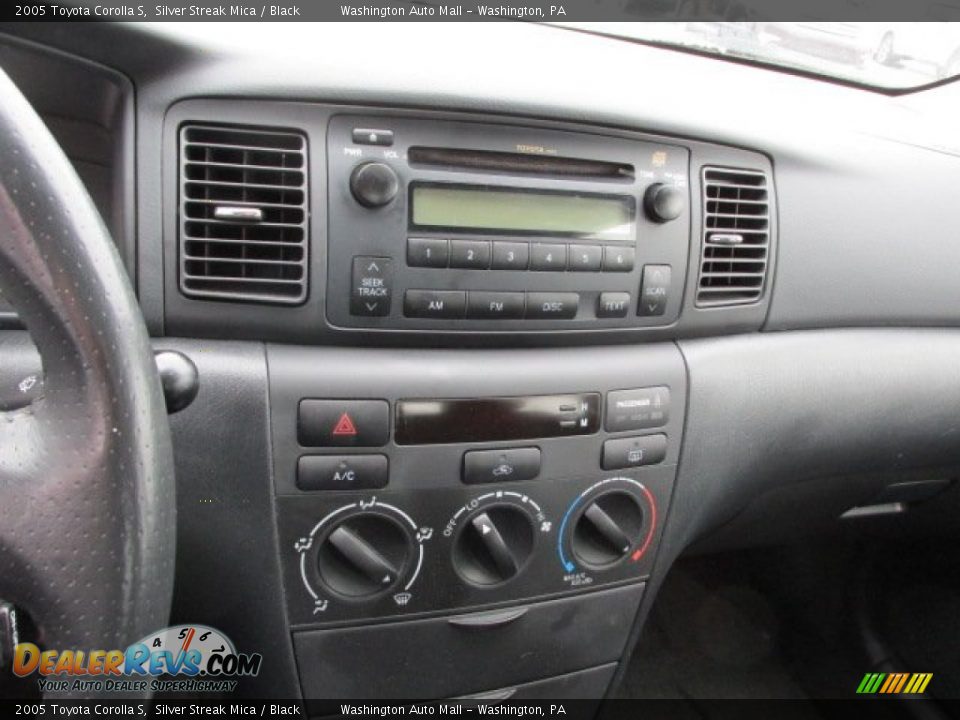 2005 Toyota Corolla S Silver Streak Mica / Black Photo #16