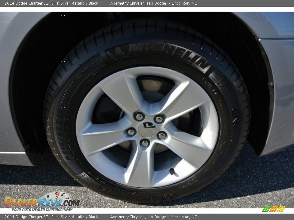 2014 Dodge Charger SE Billet Silver Metallic / Black Photo #18