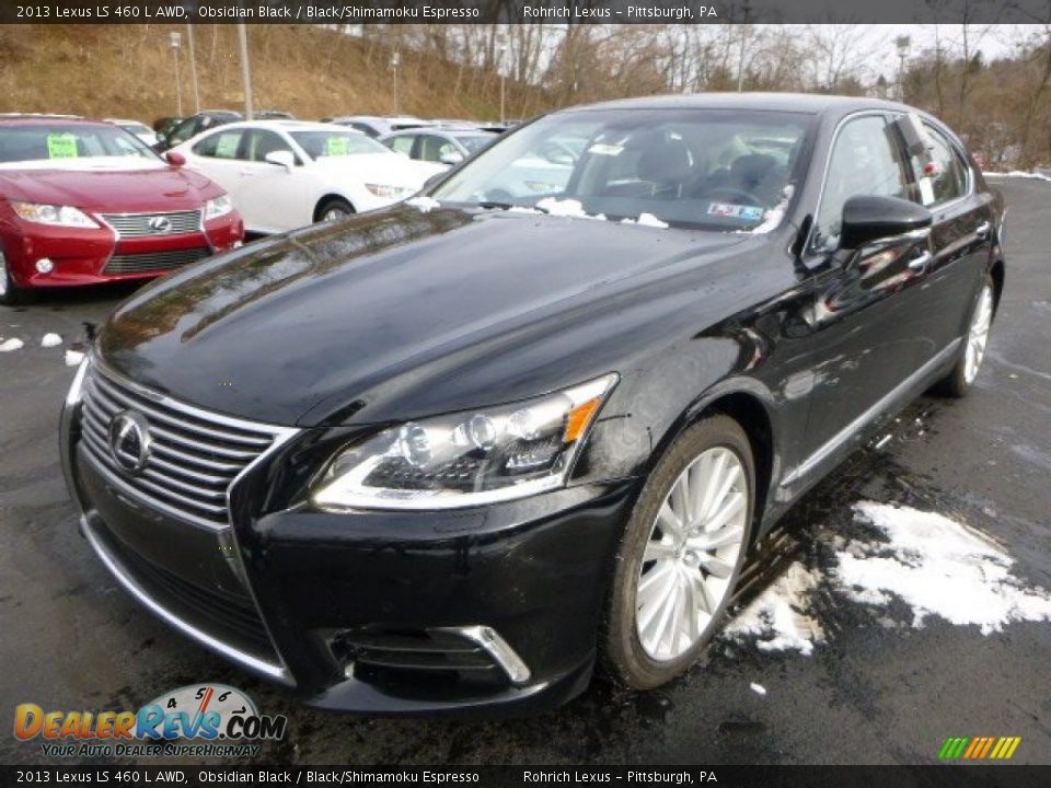Front 3/4 View of 2013 Lexus LS 460 L AWD Photo #8