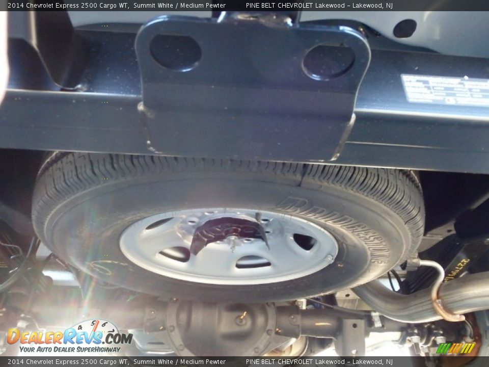 2014 Chevrolet Express 2500 Cargo WT Summit White / Medium Pewter Photo #22