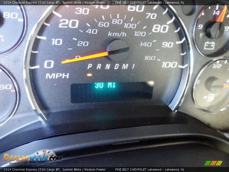 2014 Chevrolet Express 2500 Cargo WT Summit White / Medium Pewter Photo #23