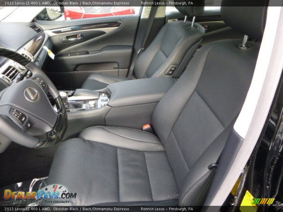 Front Seat of 2013 Lexus LS 460 L AWD Photo #10