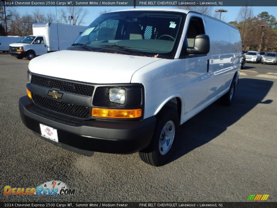 2014 Chevrolet Express 2500 Cargo WT Summit White / Medium Pewter Photo #1