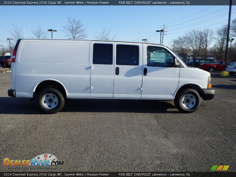 2014 Chevrolet Express 2500 Cargo WT Summit White / Medium Pewter Photo #4