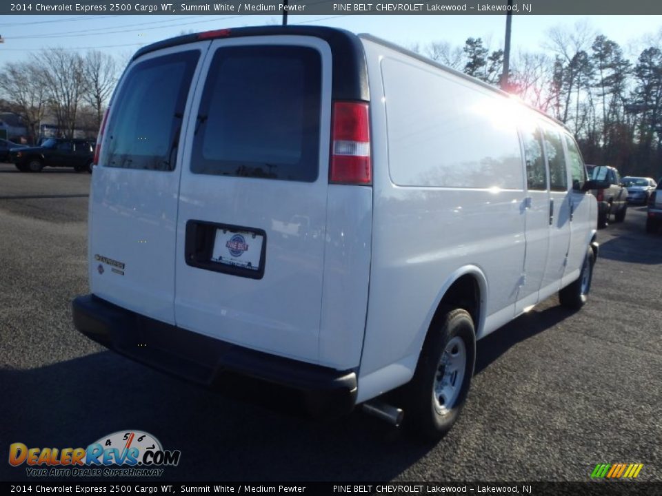 2014 Chevrolet Express 2500 Cargo WT Summit White / Medium Pewter Photo #6