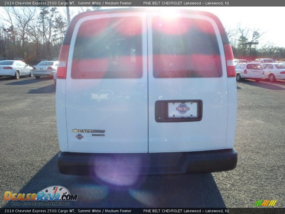 2014 Chevrolet Express 2500 Cargo WT Summit White / Medium Pewter Photo #7