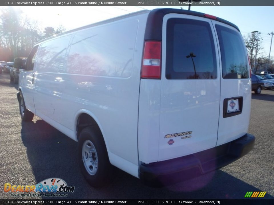 2014 Chevrolet Express 2500 Cargo WT Summit White / Medium Pewter Photo #8