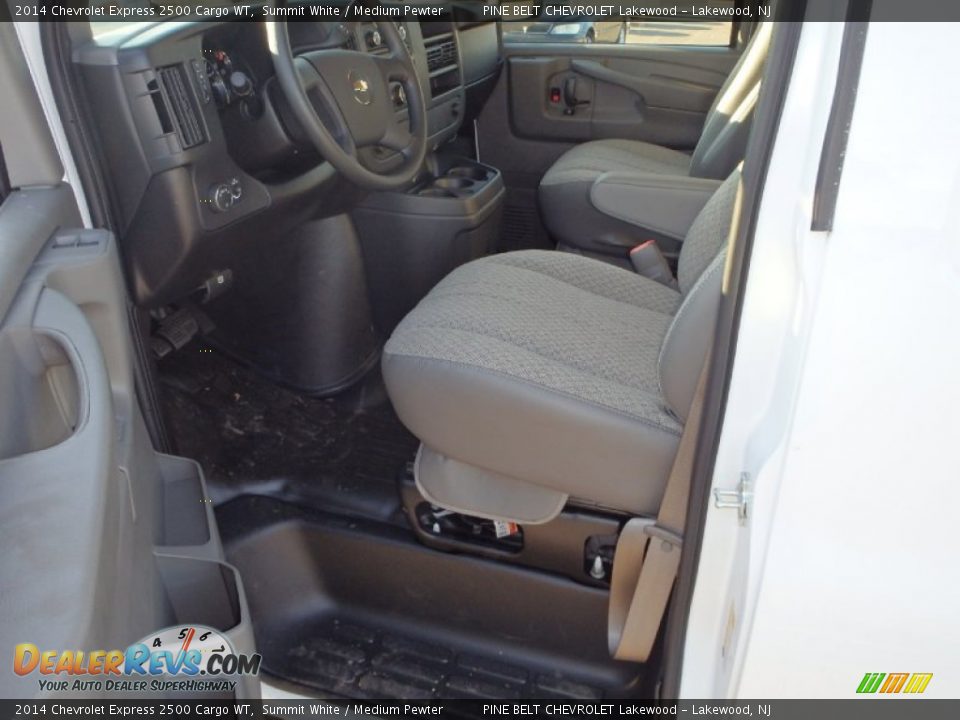 2014 Chevrolet Express 2500 Cargo WT Summit White / Medium Pewter Photo #9