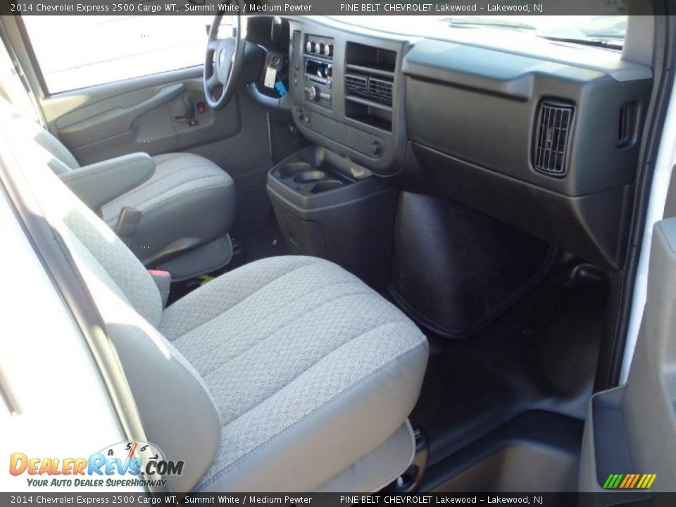 2014 Chevrolet Express 2500 Cargo WT Summit White / Medium Pewter Photo #10