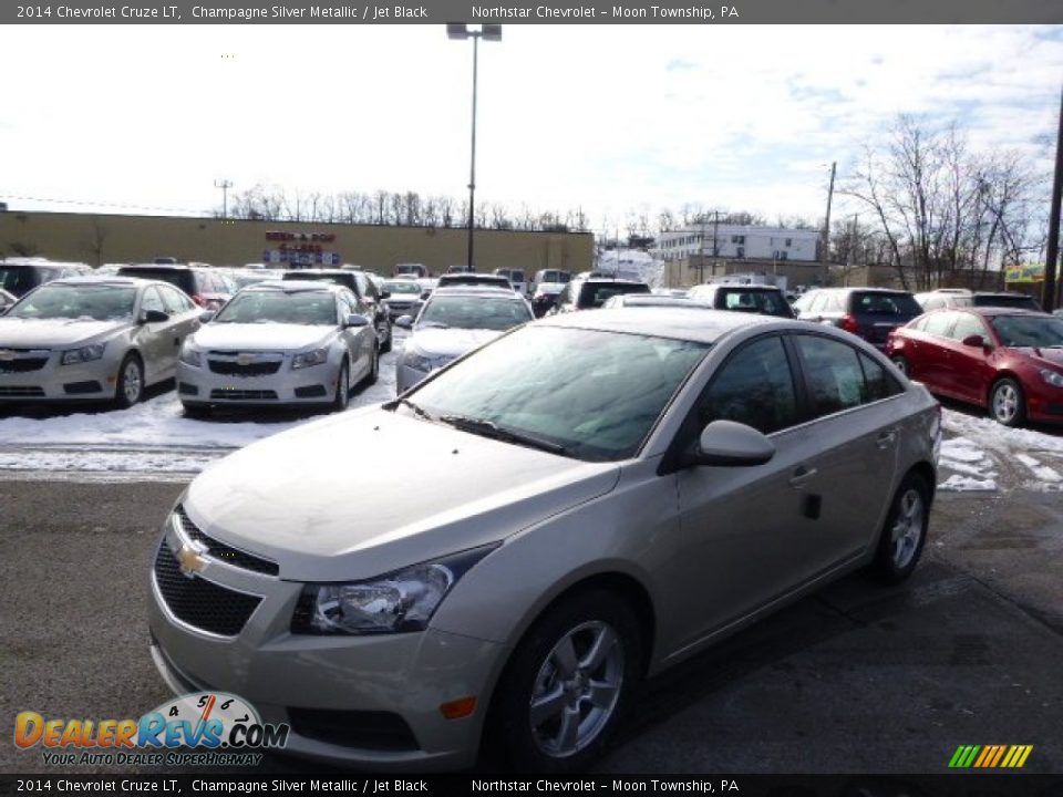 2014 Chevrolet Cruze LT Champagne Silver Metallic / Jet Black Photo #1