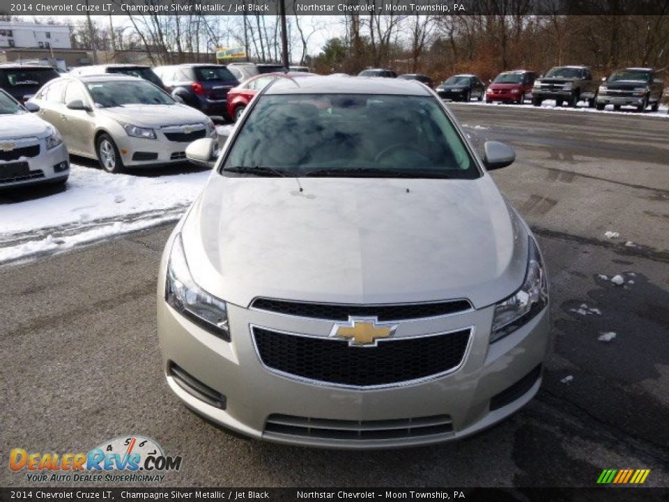 2014 Chevrolet Cruze LT Champagne Silver Metallic / Jet Black Photo #2