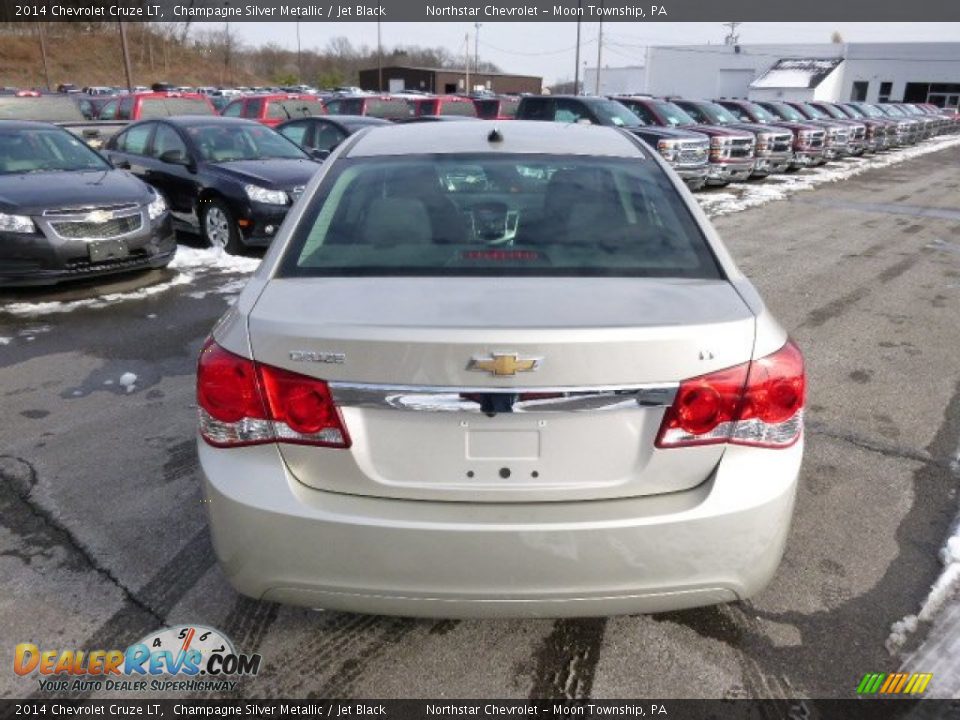 2014 Chevrolet Cruze LT Champagne Silver Metallic / Jet Black Photo #6