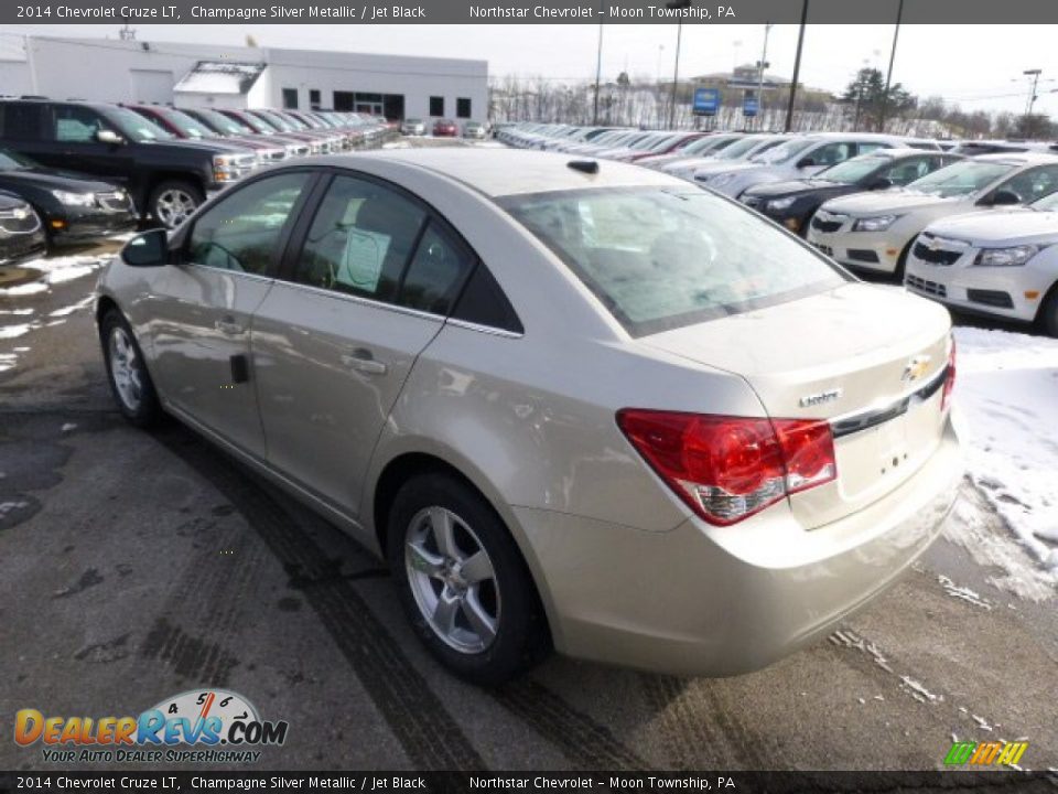 2014 Chevrolet Cruze LT Champagne Silver Metallic / Jet Black Photo #7
