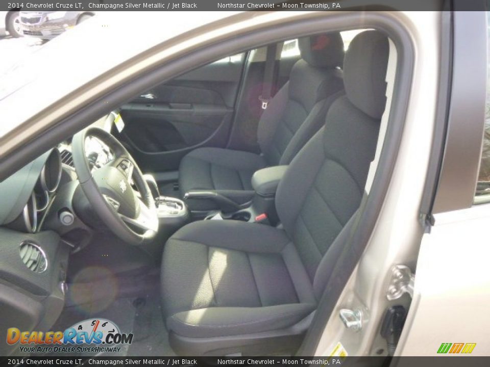 2014 Chevrolet Cruze LT Champagne Silver Metallic / Jet Black Photo #10