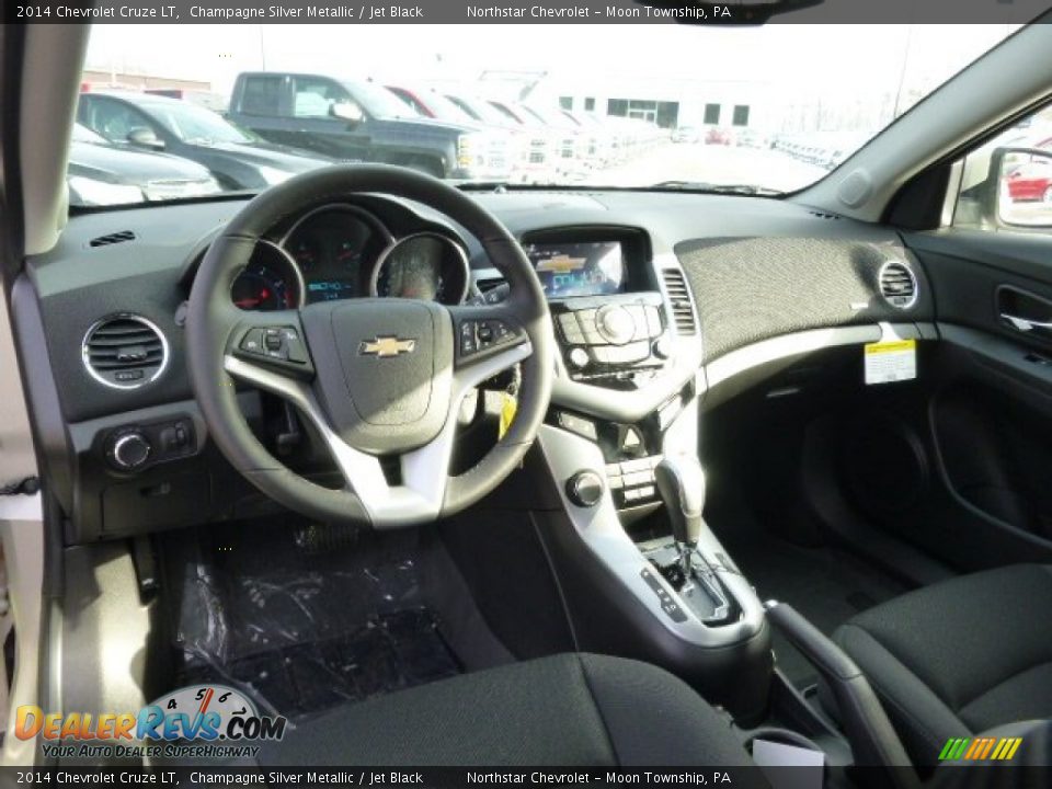 2014 Chevrolet Cruze LT Champagne Silver Metallic / Jet Black Photo #14