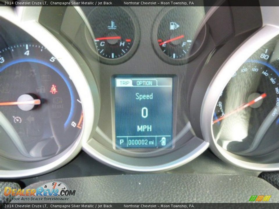2014 Chevrolet Cruze LT Champagne Silver Metallic / Jet Black Photo #19