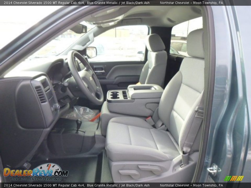 2014 Chevrolet Silverado 1500 WT Regular Cab 4x4 Blue Granite Metallic / Jet Black/Dark Ash Photo #10