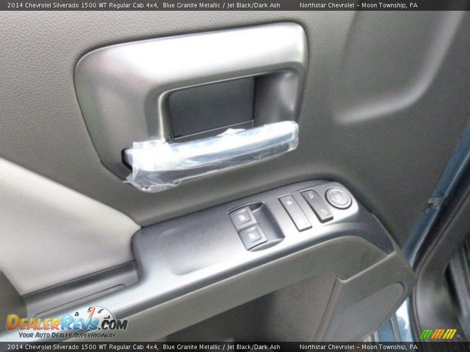 2014 Chevrolet Silverado 1500 WT Regular Cab 4x4 Blue Granite Metallic / Jet Black/Dark Ash Photo #13