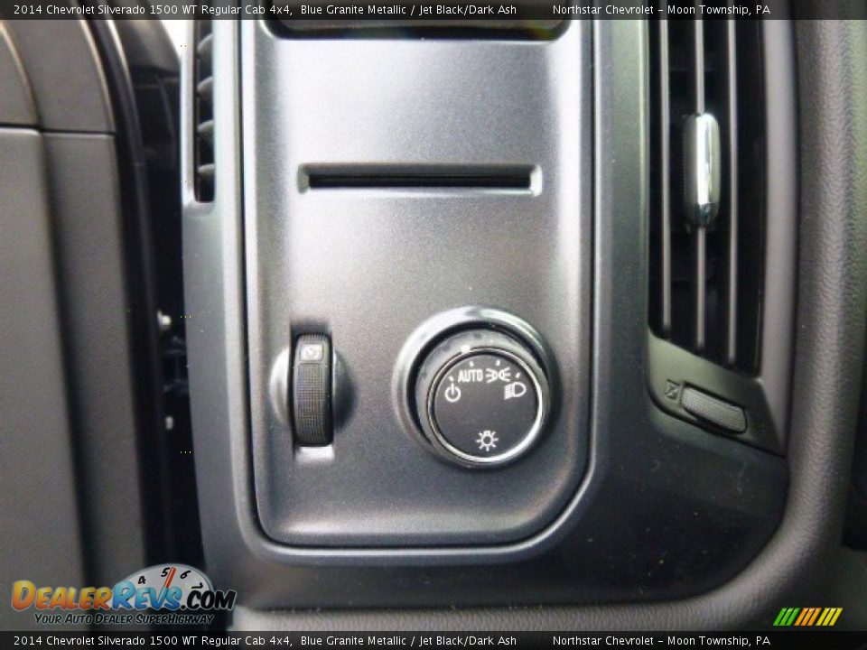 2014 Chevrolet Silverado 1500 WT Regular Cab 4x4 Blue Granite Metallic / Jet Black/Dark Ash Photo #15