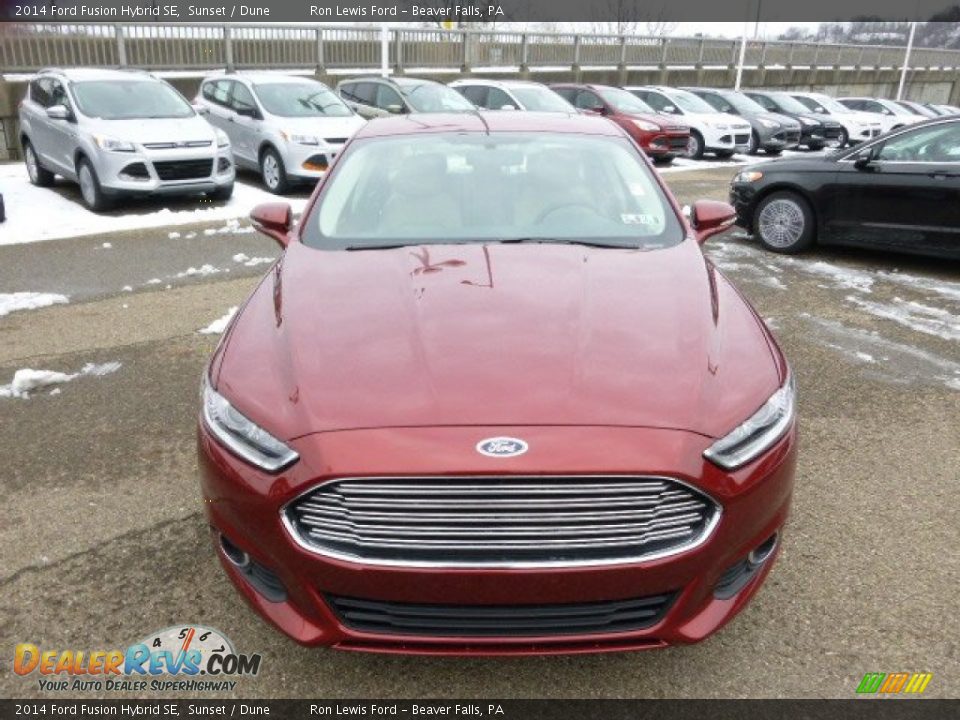 2014 Ford Fusion Hybrid SE Sunset / Dune Photo #3