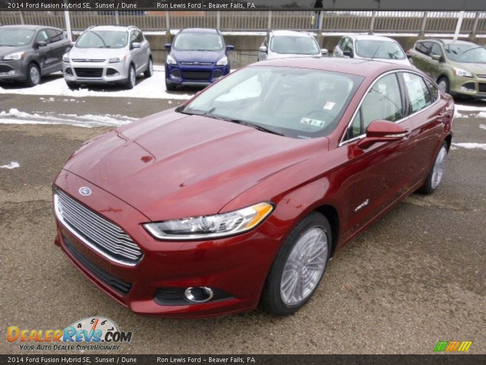 2014 Ford Fusion Hybrid SE Sunset / Dune Photo #4