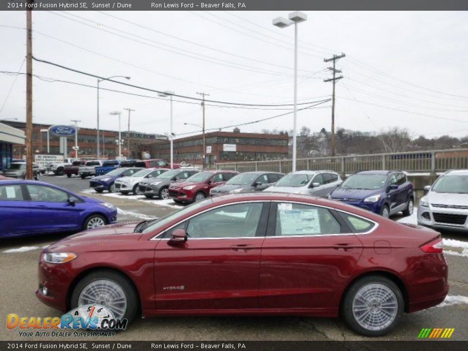 2014 Ford Fusion Hybrid SE Sunset / Dune Photo #5