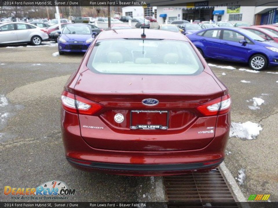 2014 Ford Fusion Hybrid SE Sunset / Dune Photo #7