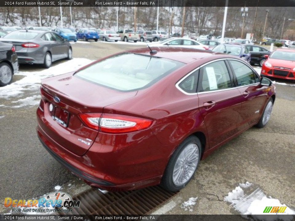 2014 Ford Fusion Hybrid SE Sunset / Dune Photo #8