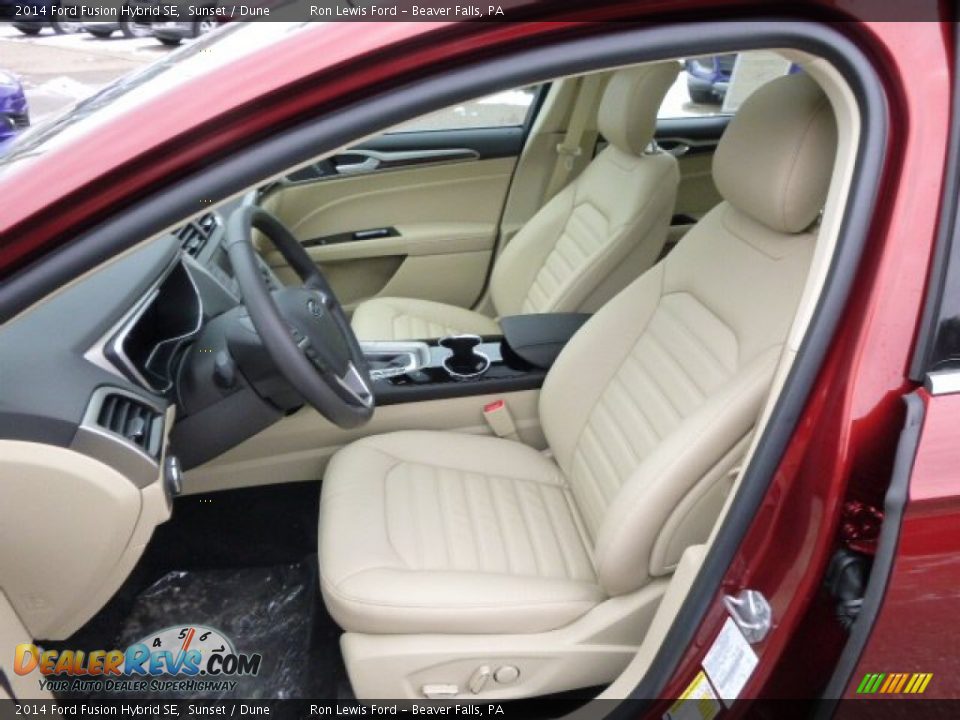 2014 Ford Fusion Hybrid SE Sunset / Dune Photo #10