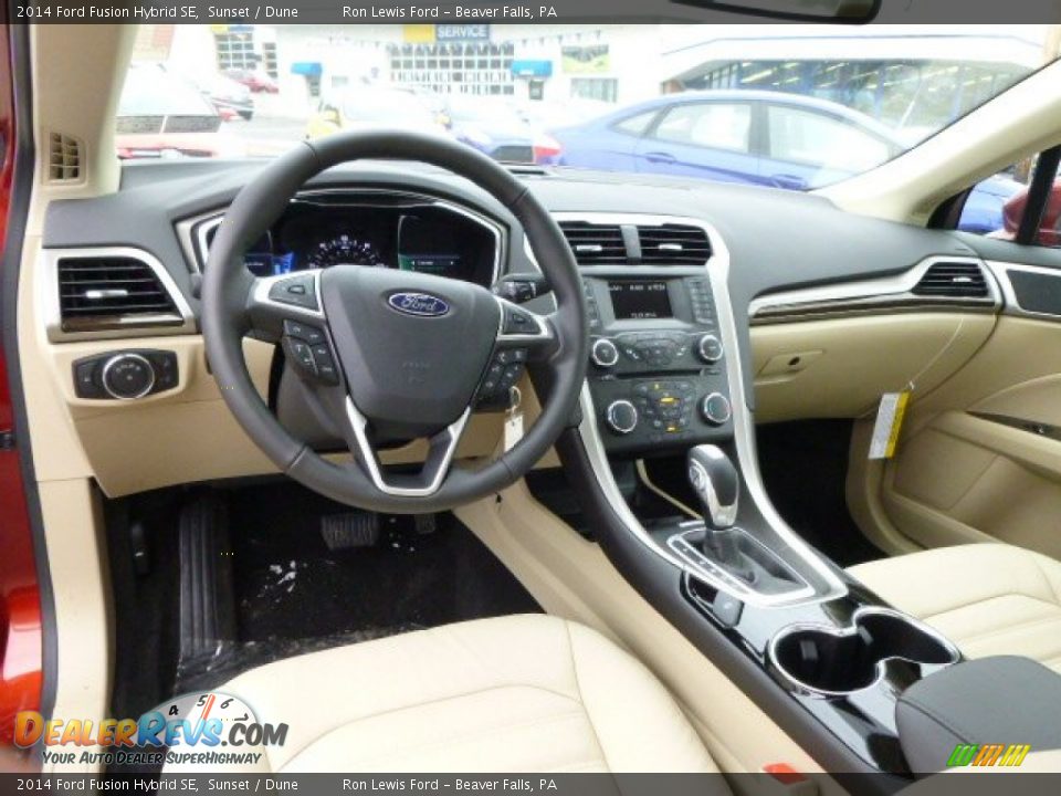 2014 Ford Fusion Hybrid SE Sunset / Dune Photo #12