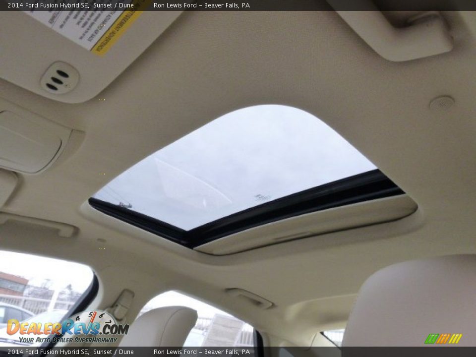 2014 Ford Fusion Hybrid SE Sunset / Dune Photo #14