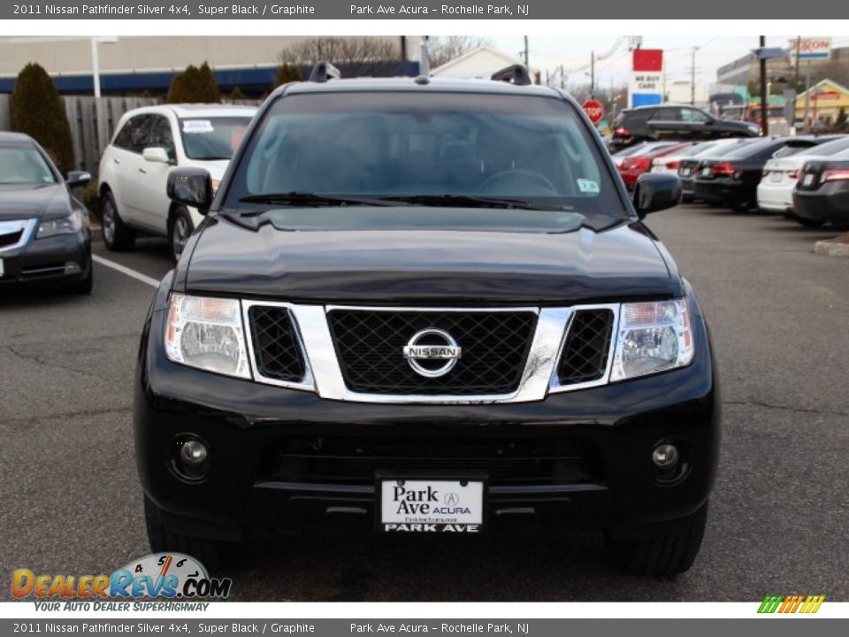 2011 Nissan Pathfinder Silver 4x4 Super Black / Graphite Photo #8