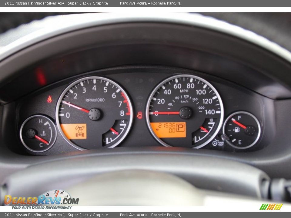 2011 Nissan Pathfinder Silver 4x4 Super Black / Graphite Photo #19