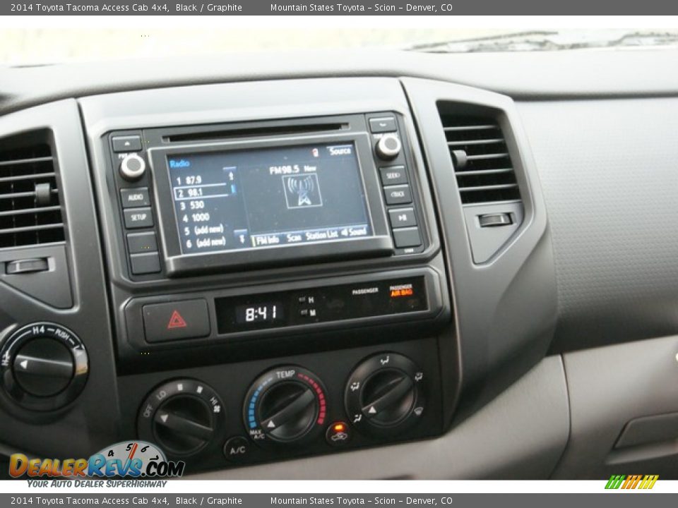 2014 Toyota Tacoma Access Cab 4x4 Black / Graphite Photo #6