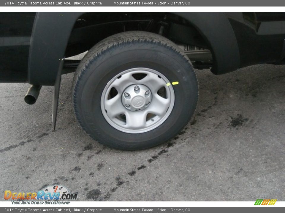 2014 Toyota Tacoma Access Cab 4x4 Black / Graphite Photo #10