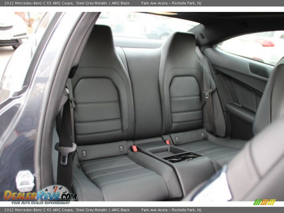 Rear Seat of 2012 Mercedes-Benz C 63 AMG Coupe Photo #24