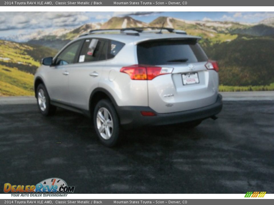 2014 Toyota RAV4 XLE AWD Classic Silver Metallic / Black Photo #3