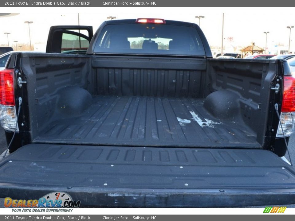 2011 Toyota Tundra Double Cab Black / Black Photo #16