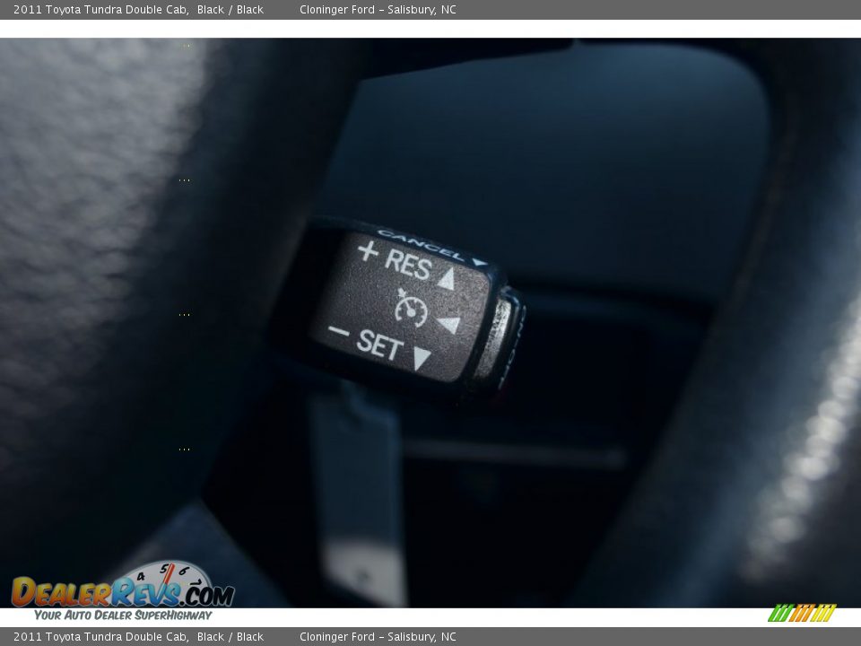 2011 Toyota Tundra Double Cab Black / Black Photo #26