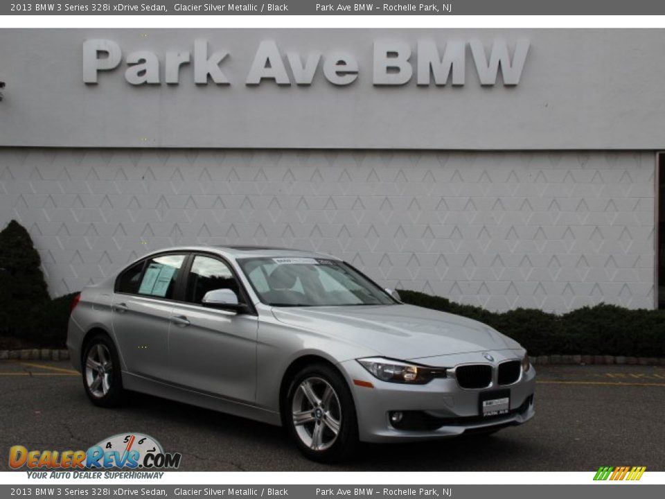 2013 BMW 3 Series 328i xDrive Sedan Glacier Silver Metallic / Black Photo #1