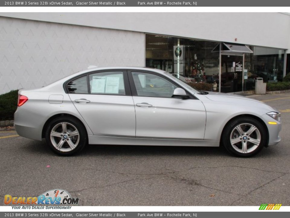 2013 BMW 3 Series 328i xDrive Sedan Glacier Silver Metallic / Black Photo #2
