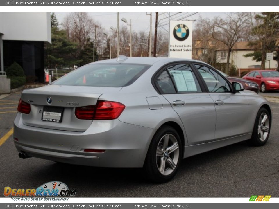 2013 BMW 3 Series 328i xDrive Sedan Glacier Silver Metallic / Black Photo #3