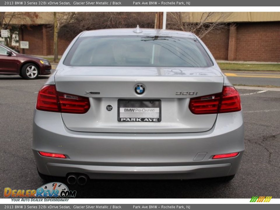 2013 BMW 3 Series 328i xDrive Sedan Glacier Silver Metallic / Black Photo #4