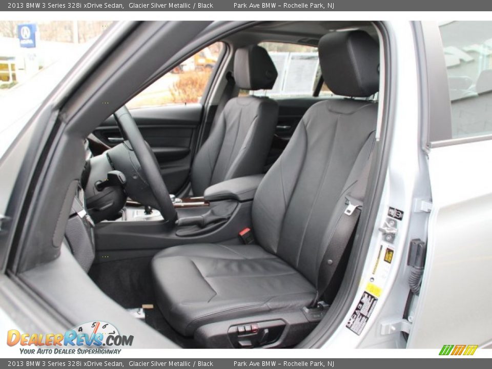 2013 BMW 3 Series 328i xDrive Sedan Glacier Silver Metallic / Black Photo #11