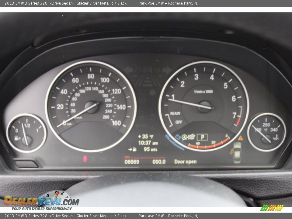 2013 BMW 3 Series 328i xDrive Sedan Glacier Silver Metallic / Black Photo #18