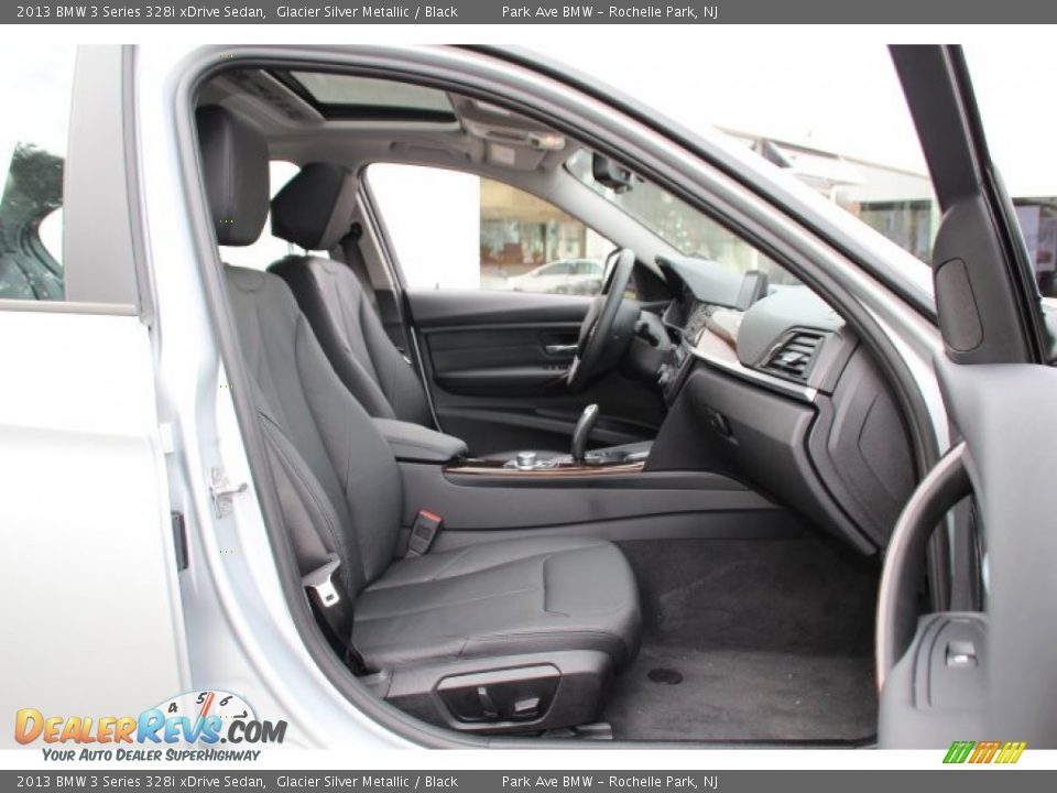 2013 BMW 3 Series 328i xDrive Sedan Glacier Silver Metallic / Black Photo #26