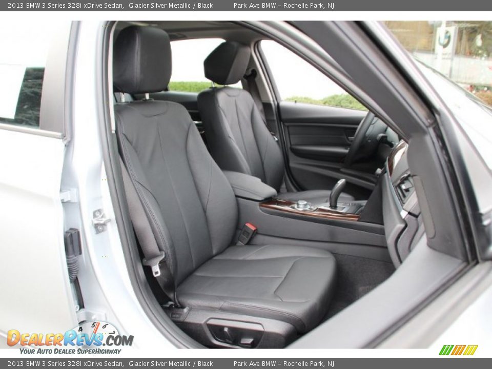 2013 BMW 3 Series 328i xDrive Sedan Glacier Silver Metallic / Black Photo #27