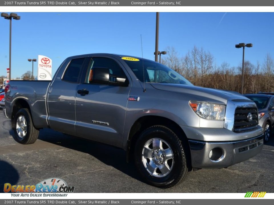 2007 Toyota Tundra SR5 TRD Double Cab Silver Sky Metallic / Black Photo #1
