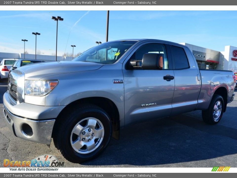 2007 Toyota Tundra SR5 TRD Double Cab Silver Sky Metallic / Black Photo #3