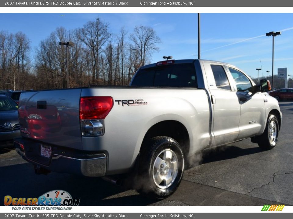 2007 Toyota Tundra SR5 TRD Double Cab Silver Sky Metallic / Black Photo #4